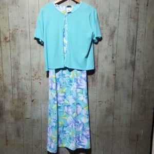 $$$ Sleeveless floral maxi dress